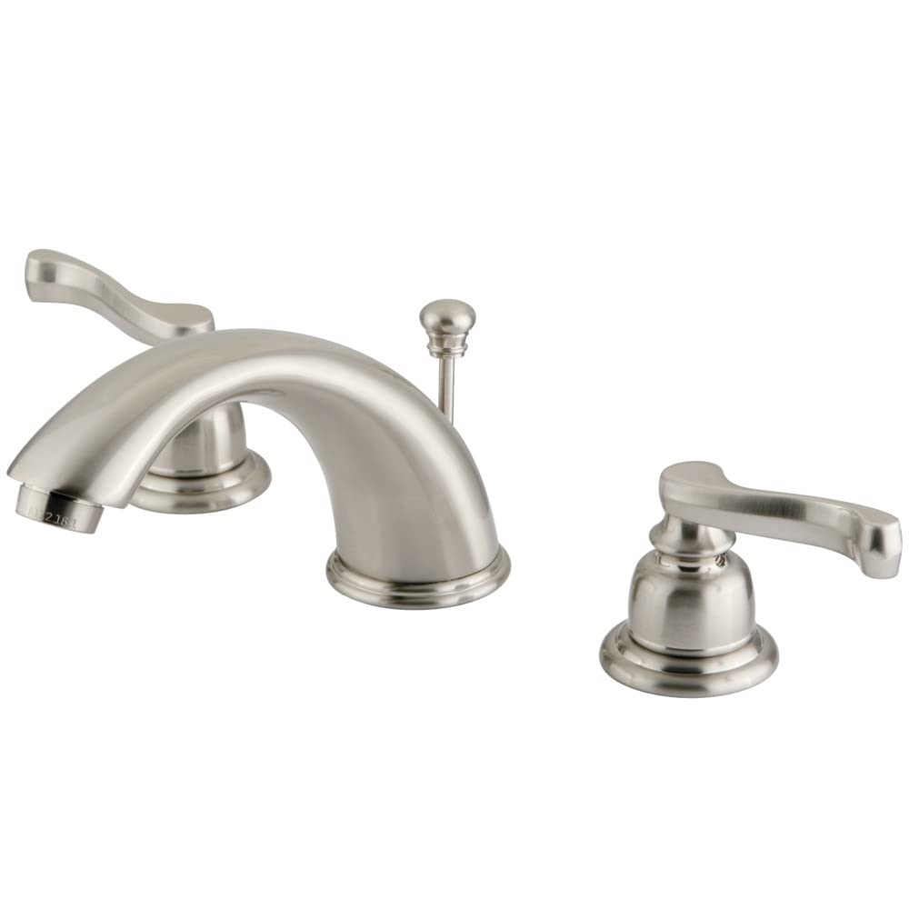Robinet de lavabo luxe Kingston Brass GKB968FL laiton massif nickel brossé