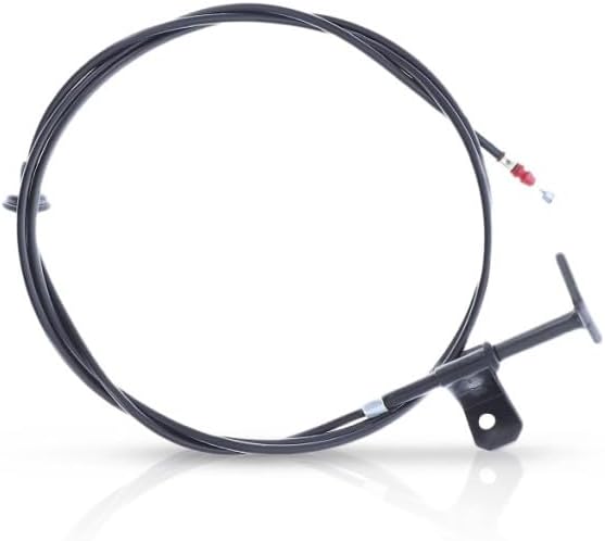 KarParts360 For Honda CR-V 1997 98 99 00 2001 Hood Release Cable | Black | Plastic/Metal | 75.6 Inches | With Handle | Replacement For 74130S10A01ZA, 74130S10A11ZA
