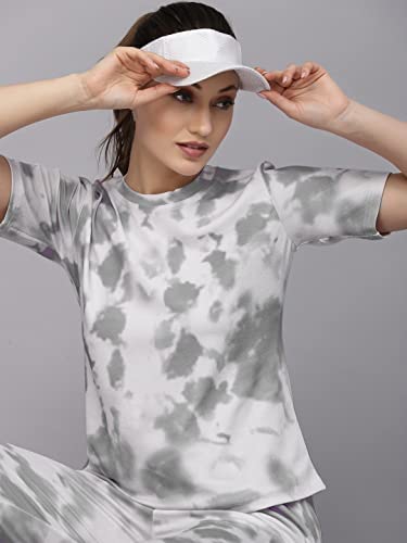 Image of Tarshika Women Women's Tie Dye Printed Short Sleeve Long Tracksuit Co-ord Set