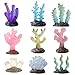 Yoetaun Aquariums Glowing Resin Coral Decoration Fishtanks AquaticUnderwater Ornament Landscaping Safety Decor for Fish Shirmps Pet Supplies Pet Accessories Aquariums Supplies