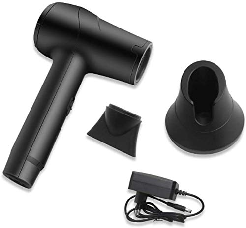 Ionische Haartrockner, wiederaufladbarer kabelloser Fön,schnell aufladbarer 5000-mAh-Akku für Reisen,Negative Ionenfunktion Händetrockner mit