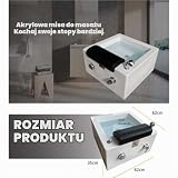 Pedicure Foot Spa, Przenośna Wanna Z Hydromasażem Do Stóp, Miska Do Pedicure, Kąpiel Stóp, Wanna Z Hydromasażem Do Stóp, Akrylowe Krzesło Do Pedicure Zlew, Salon Masażu, Stopa Do Masażu