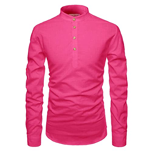 Image of Cotton 4 Button Kurta For Men