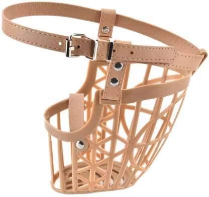 Image of Dog Mouth I Cover Muzzle I Bite Guard with I Adjustable Handy I Strap Collar for Dog I (Muzzle Size-6)