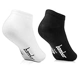 GERUCHSHEMMEND & OPTIMAL für stark schwitzende Füße: Die Socken sind aus Viskose hergestellt, welche aus der Bambuspflanze gewonnen wird. Da diese die Feuchtigkeit besser aufnehmen, wird die Bakterienbildung minimiert was zu einer Verringerung der Geruchsentwicklung führt.