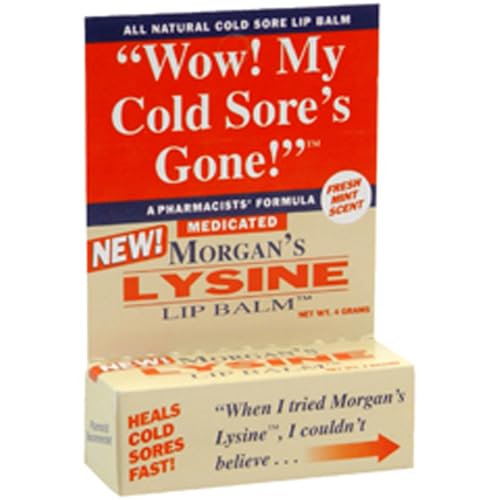 Jubujub Morgans Morgans Lysine Lip Balm Medicated, 0.17 Ounce