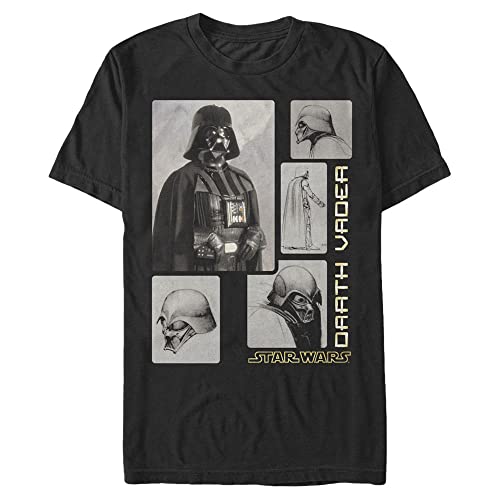 T-shirt Dark Vador pour homme grande taille 3XL coloris noir concept art Star Wars