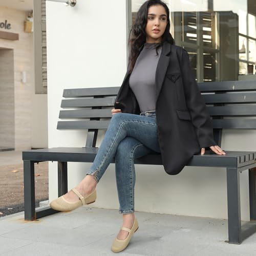 Image of Tanamo Ballet Flats for Women, Soft Knit, Work Travel Everyday Shoes
