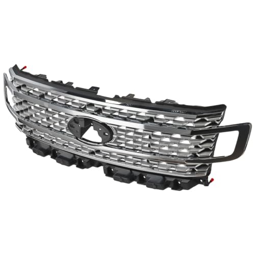 Image of Garage-Pro Grille Assembly For Ford Expedition 2018-2021 Satin Aluminum