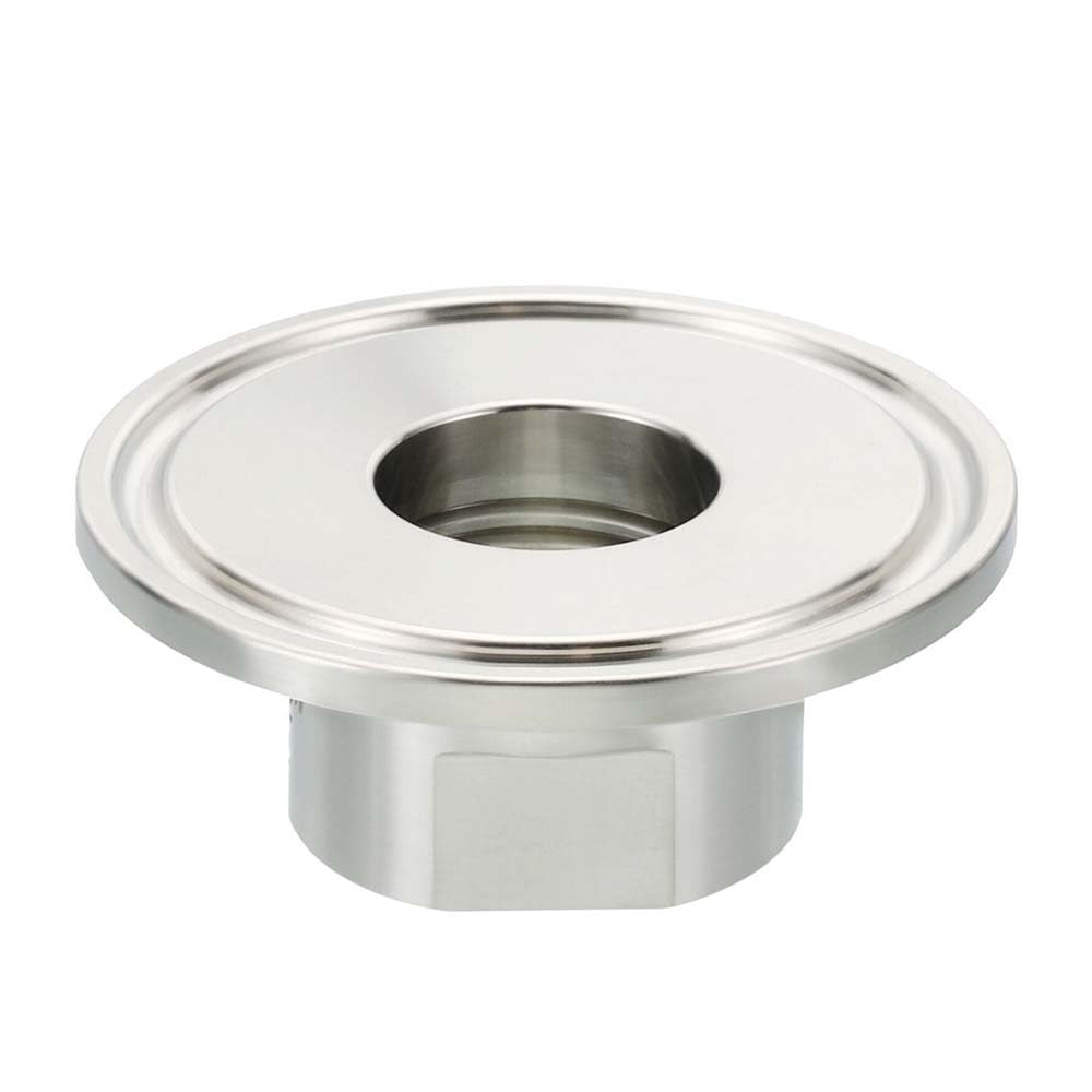 Wywssswy Women's Tc 50.5Mm Forged Ss304 Npt To Tri Clamp Sanitary Pipe Connector 50.5Mm