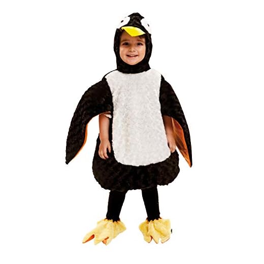 My Other Me Me-202400 Disfraz de pingüino de peluche, 3-4 años (Viving Costumes 202400)