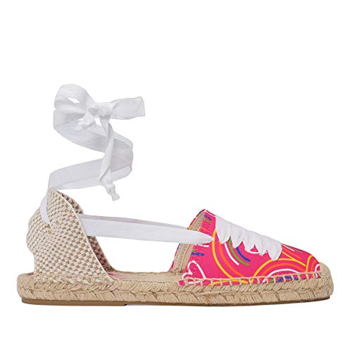 Genere: da donna Agatha Ruiz de la Prada A86, Sandali Donna, Fucsia Cinta Blanca, 40 EU