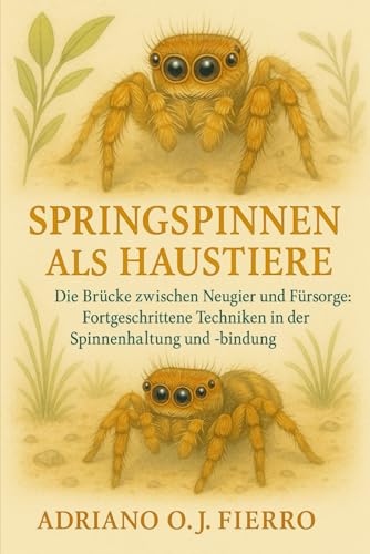 Springspinnen als Haustiere: Die Brücke zwischen Neugier und Fürsorge: Fortgeschrittene Techniken in der Spinnenhaltung und -bindung (German Edition)