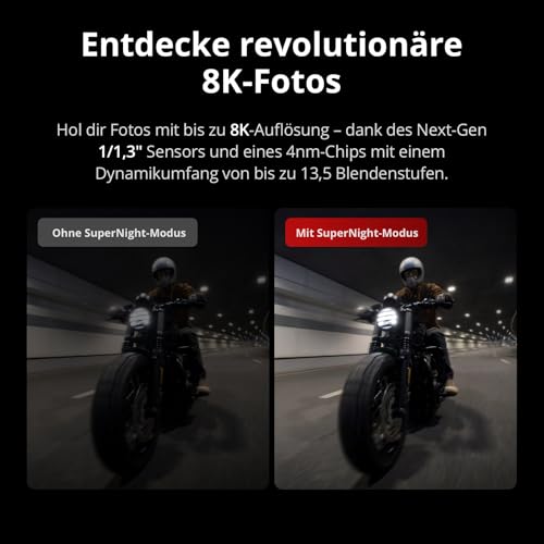 DJI Osmo Action 5 Pro Adventure Combo, Action Camera 4K with 1/1.3" Sensor, 12h Extended Battery Life with 3 Batteries, Stabilization, Dual OLED Touchscreens, Mini Action Camera for Travel, Vlog view 2