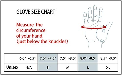 Disposable Latex Gloves, Non-Sterile, Food Safe, Examination Gloves and Comfortable to Wear 100Pcs Neutral (L)