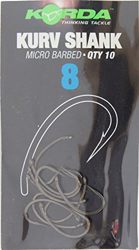 Korda Karpfenhaken Kurv Shank 10er Pack Gr. 8