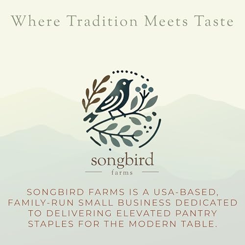Songbird Farms Mild Pickled Quail Eggs - Pickled Eggs Hard Boiled & Pickled in a Flavorful Vinegar Brine - Gourmet Snacks & Garnishes (2-pack, 15oz)