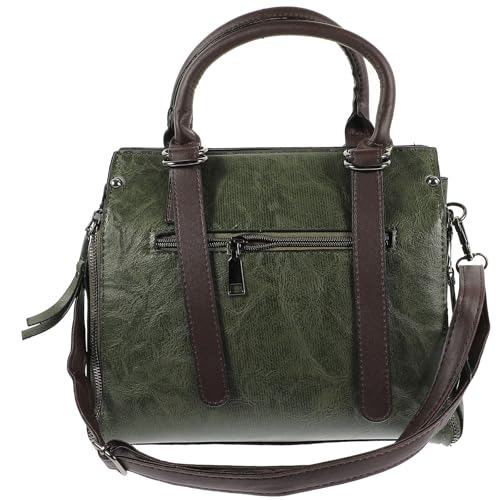 Sac bandoulière rétro pour le travail et le shopping paquet chic vert