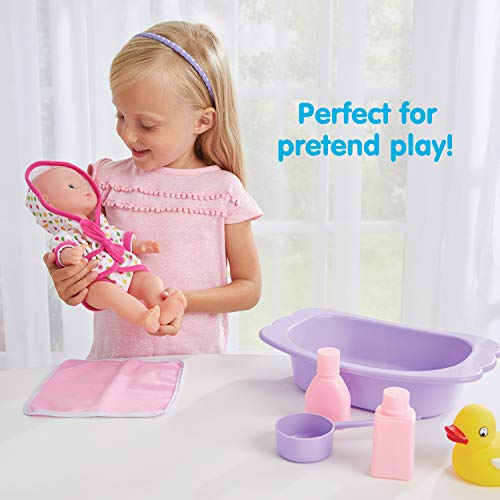 Kidoozie Bathtime Baby Muñeca de 12 Pulgadas con Accesorios miniatura 6