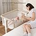 Taylengrow Baby Bassinet Bedside Sleeper - All-Mesh Design, Portable Bedside Bassinet for Baby with Washable Mattress, 5 Adjustable Heights（Beige）