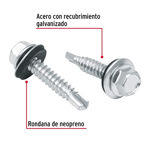 Pija hexagonal punta de broca 2 pija hexagonal punta de broca marca Fiero (2)