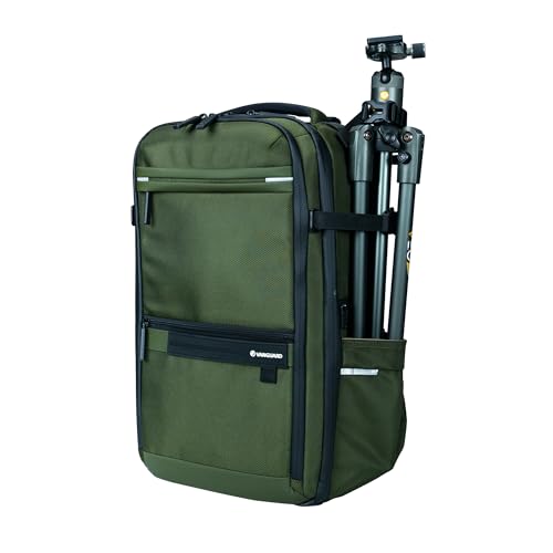 Image of Vanguard Camera Backpack |VEO Select 47BF IE India Exclusive Version I 1-2 Pro DSLRs with Lens Upto 70-200mm, 3-4 Lenses, Flash and Accessories I Upto 17 inch (Green)