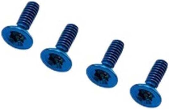 4PCS Titanium Scales Handle Patch Screw Replacements with US 2-56 Thread Fit for Emerson CQC CommanderBlue