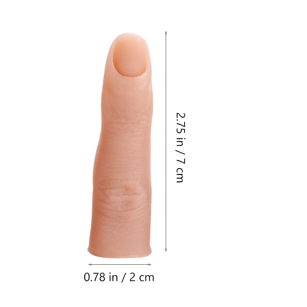 Healvian Dito Finto in Silicone 7 Pollici Per Pratica Nail Art Mano Flessibile Riutilizzabile Strumento Professionale Per Formazione Manicure E Design Unghie