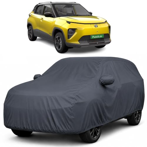 Image of Autofact Premium Car Cover for Punch EV 2026 | All Weather Waterproof Full Body Car Cover | Light-Weight Triple-Stitched Outdoor Shield with UV Protection, Dustproof & Heat-Resistant