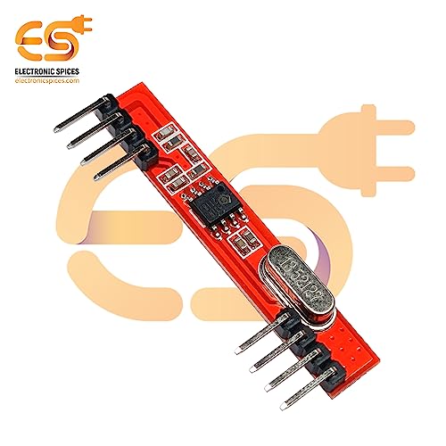 Image of Electronic Spices 433MHz RF Transmitter Receiver Wireless Module Kit | Long Range RF Module for Remote Control & DIY Projects
