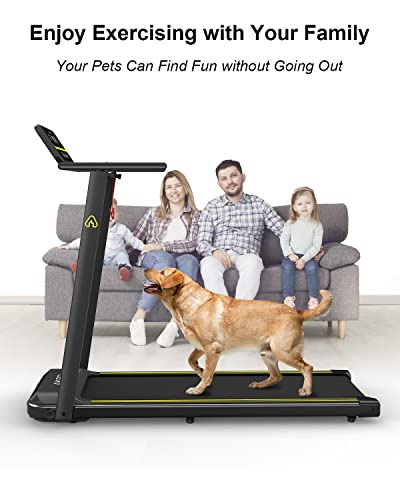 Folding Treadmill Desk Workstation, Akso Foldable Treadmill 300Lb Capacity, Portable Mini Treadmills For Home Office With Smart App, Adjustable Lcd Display, Easy To Fold Compact Treadmill #TOP5
