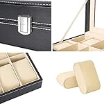 Readaeer-Black-Leather-12-Watch-Box-Case-Organizer-Display-Storage-Tray-for-Men-Women