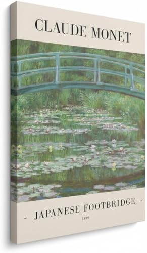 Claude Monet Japanese Footbridge cadeau idéal impression d'art pour passionné de peinture