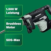 HiKOKI Meißelhammer SDS-Max H60MEYWTZ, 1500W, 18 J, Abbruchhammer Brushless – Ansicht 2