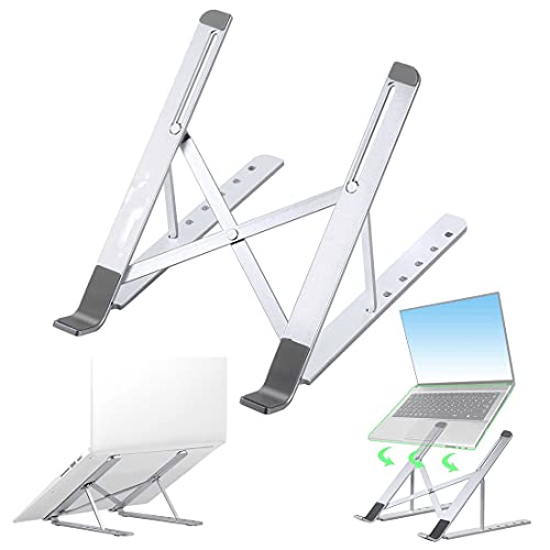 Soporte plegable para laptop de aluminio ventilado ajustable miniatura 4