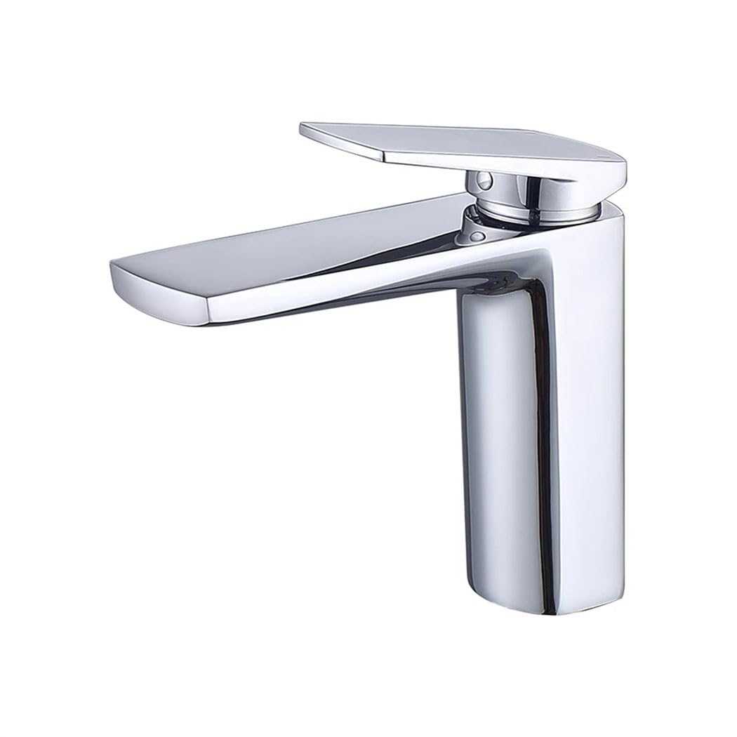 WBJGUOD Luxury Bathroom Faucets Basin Mixer Sink Faucet Gourmet Washbasin Tapware Hot Cold Water Tap Brass Chrome Black Brushed