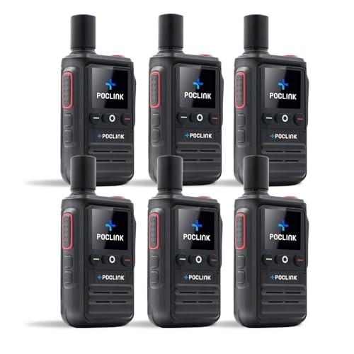 Image of Lifetime Free Global Walkie Talkies Long Range, POC-1 Lite, 4G LTE Unlimited Range POC Two-Way Radios with Bluetooth & APP, Rechargeable Walkie Talkie