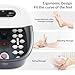 Foot Spa Bath Massager with Heat Bubbles and Vibration Massage and Jets, 16 OZ Calming Lavender Foot Soak Epsom Salt, MoodRelish Foot Soaker with Red Light, 22 Massage Rollers, Adjustable Temp -Grey