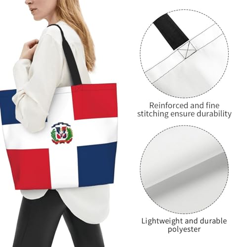 ASYG Cute Flag Tote Bag Large Women Casual Shoulder Bag Handbag Reusable Patriotic Shopping Grocery Bag4