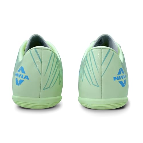 Image of Nivia Encounter 11.0 Futsal Shoes for Men, Indoor Football Shoes with Non-Marking Rubber Sole, Durable Synthetic Upper, Cushioned Insole, Enhanced Grip & Control for Training and Match Play