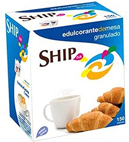 SACARINA Ship, Caja DISPENSADOR con 150 Sobres DE 1GR