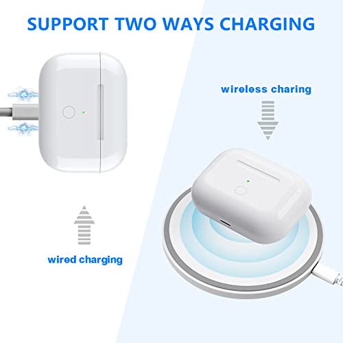 Murcycle Wireless Charging Case Replacement Compatible For Airpod Pro Charging Case, Only Air Pods Pro Charger Case With Pairing Sync Button, No Earbuds #TOP2