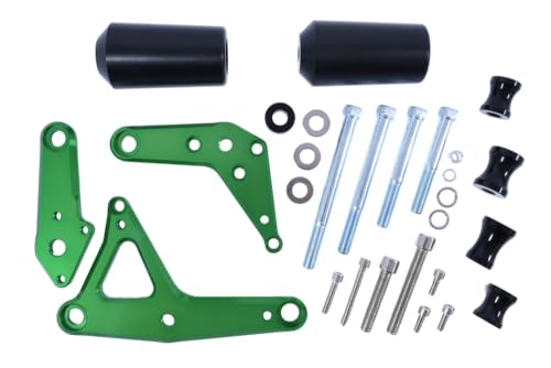 Topes de protección anticaída verde avdb Kawasaki Z1000SX Ninja 1000SX
