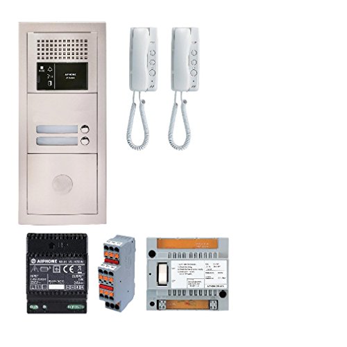 kit parlophone - audio - bus - 2 appels - encastré - aiphone gtba2e