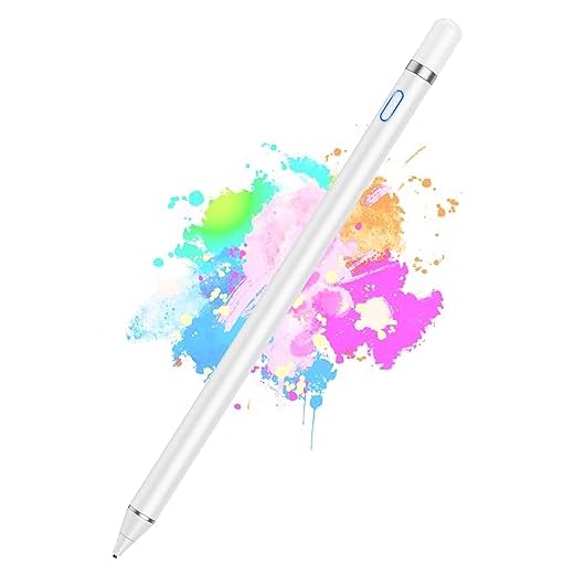 Active Stylus Pens for Touch Screens, Digital Stylish Pen Pencil Rechargeable Compatible with Most Capacitive Touch Screens