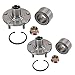 TRQ 2 Piece Front Wheel Bearing & Hub Kit Set Compatible with 2000-2001 INFINITI I30 2002-2004 I35 2002-2006 Nissan Altima 2000-2008 Maxima