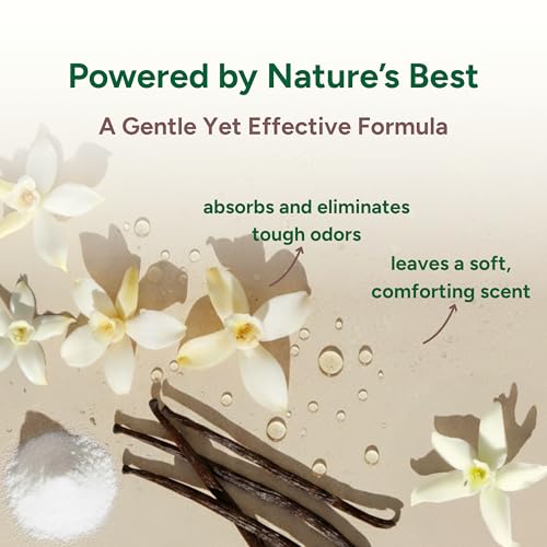 Image of Good Natured Brand | Carpet Deodorizer & Freshener Powder | 31 oz Pet Odor Eliminator for Strong Odor & Pet Urine | Fresh Natural Vanilla Cream Scent | Safe for Homes with Pets