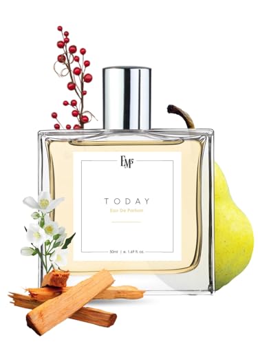 Perfume EM5™ Today para mujer | Fragancia cítrica amaderada y cítrica | Día y Noche Eau de Parfum (EDP) | Spray fuerte y duradero | Regalo de lujo para ella
