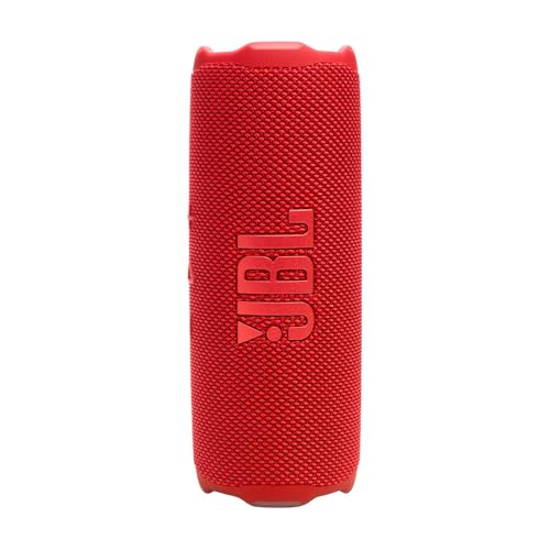 Image of JBL FLIP 7 Waterproof Portable Speaker Bundle with gSport Carbon Fiber Case (Red)