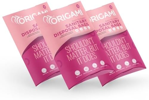 Origami Disposable Sanitary Bags | Pack of 3 | 15 Counts Each